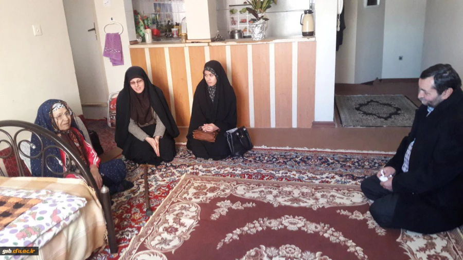 دیدار مسئولین پردیس امام جعفر صادق (ع) با خانواده شهدا