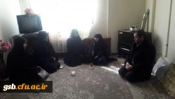 دیدار مسئولین پردیس امام جعفر صادق (ع) با خانواده شهدا