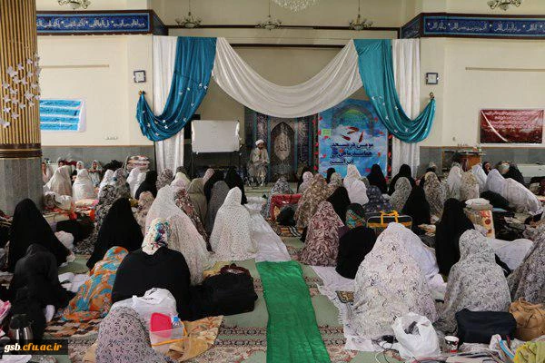 دانشجو معلمان پردیس امام جعفر صادق (ع)  در مسجد دانشگاه علوم پزشکی بجنورد در ایام ماه مبارک رجب معتکف شدند.