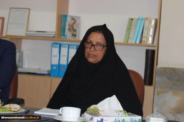 جلسه معارفه سرکار خانم قوچانی مقدم به عنوان سرپرست پردیس امام جعفر صادق(ع) با حفظ سمت