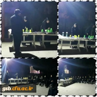 برگزاری مسابقه لیوان چینی وفریزبی در سالن اجتماعات پردیس