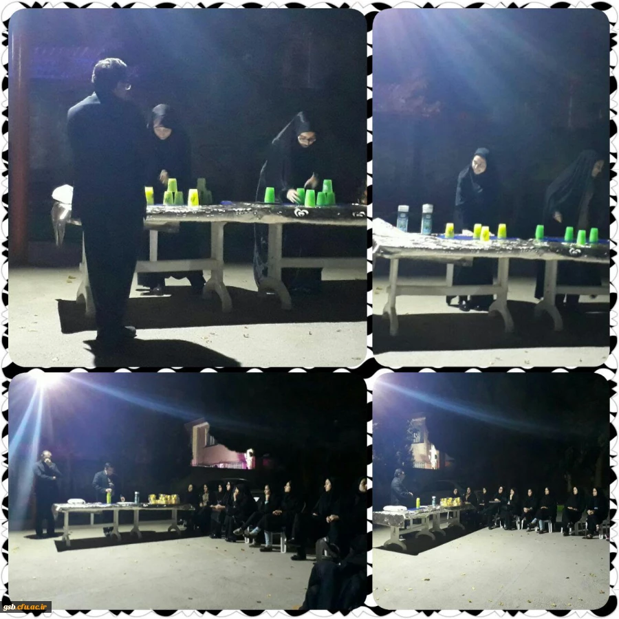 برگزاری مسابقه لیوان چینی وفریزبی در سالن اجتماعات پردیس