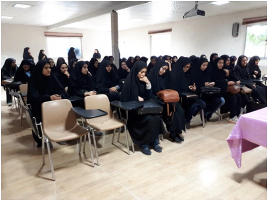 برگزاری نشست صمیمی مسئولان حراست با دانشجویان ورودی 96