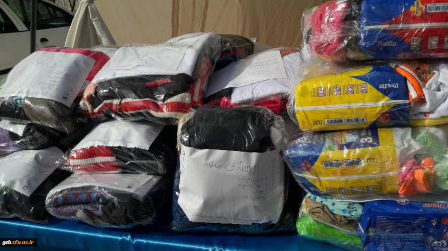 فعالیت کانون هلال احمر پردیس امام جعفر صادق -خراسان شمالی در کمک به زلزله زدگان گرمانشاه