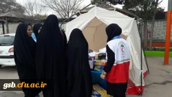 فعالیت کانون هلال احمر پردیس امام جعفر صادق -خراسان شمالی در کمک به زلزله زدگان گرمانشاه