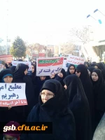 شرکت دانشجو معلمان در مراسم نه دی روز بصیرت پردیس امام جعفر صادق (ع)خراسان شمالی