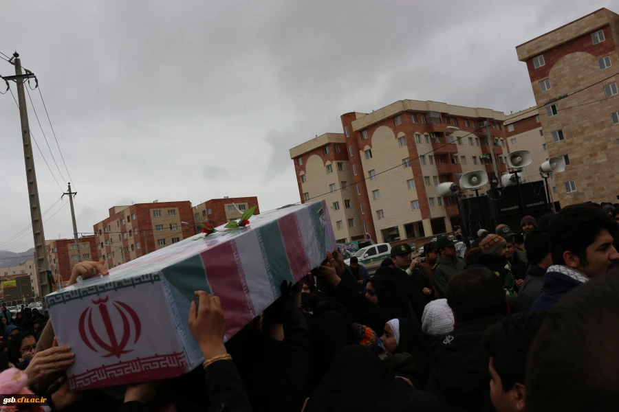 مراسم استقبال، تشییع و خاکسپاری شهدای گمنام با حضور با شکوه اقشار مردم، دانشگاهیان و دانشجویان در دانشگاه فرهنگیان خراسان شمالی