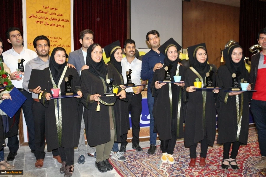 مراسم جشن دانش اموختگی دانشجویان پردیس های دانشگاه فرهنگیان خرسان شمالی با حضور آقای دکتر صفرزاده معاونت فرهنگی واجتماعی دانشگاه فرهنگیان کشور ، برگزار شد.