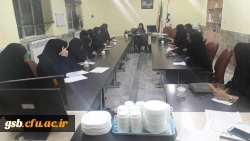 جلسه دبیران کانون ها با کارشناس فرهنگی