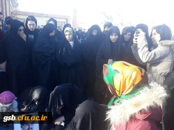 شرکت دانشجو معلمان وهمکاران در سالگرد شهادت شهید برات محمد زهرایی